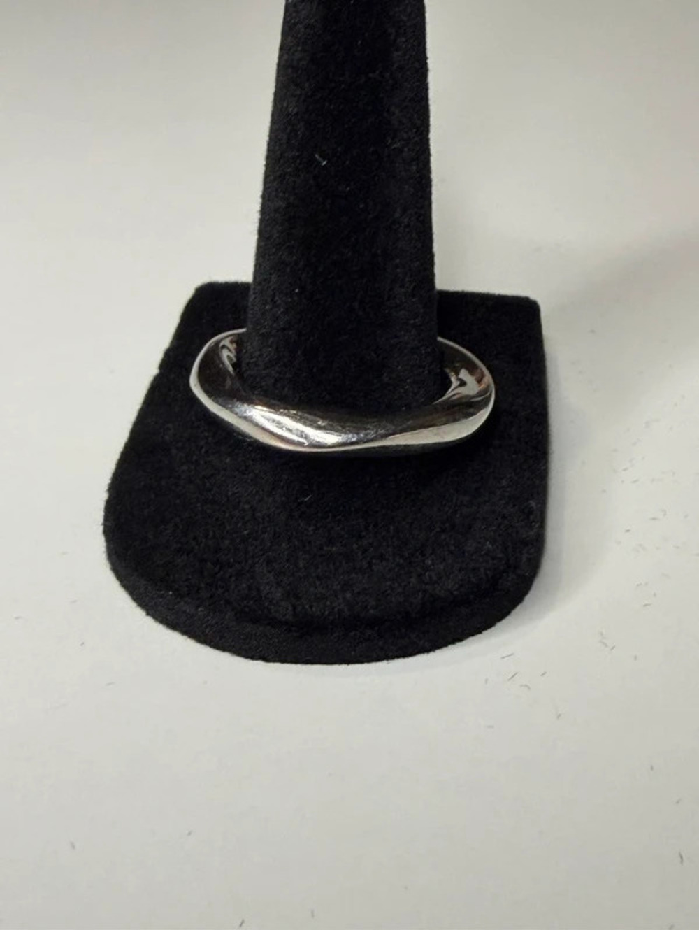 RSC 316L Stainless Steel Silver Twisted Ring Size 10